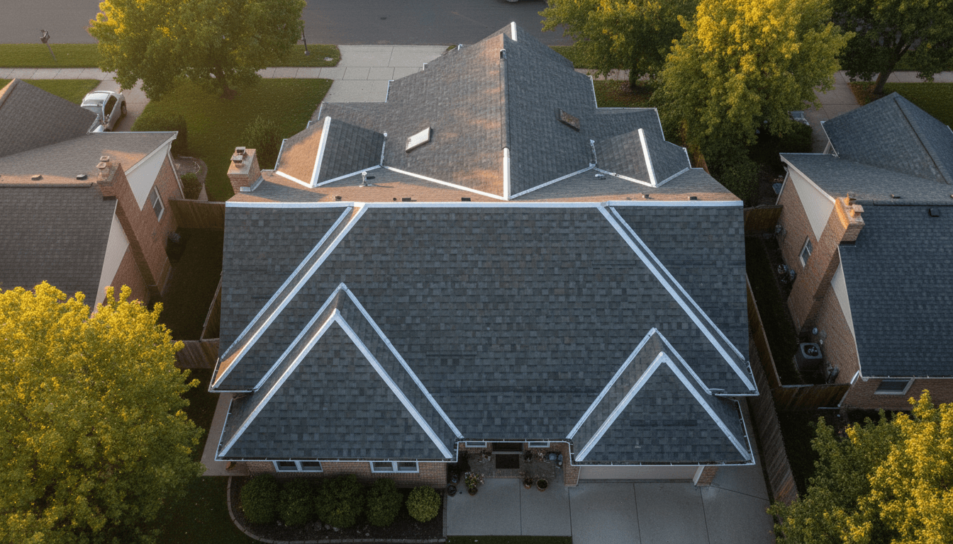 Seamless roof patch repair work completed