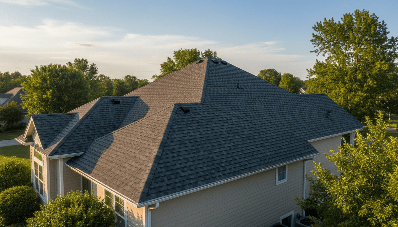 Completed roof installation on London townhouse